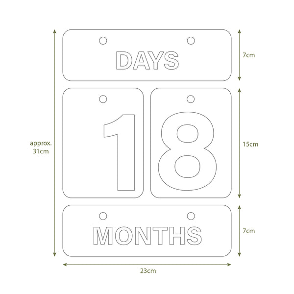 ULTIMATE RAINBOW FOREVER WALL CALENDAR