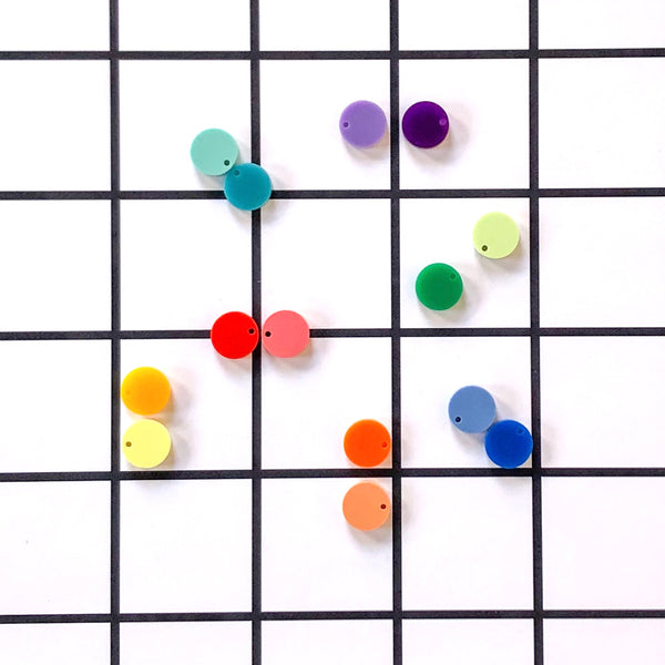 RAINBOW DANGLE 'DOT' EARRINGS