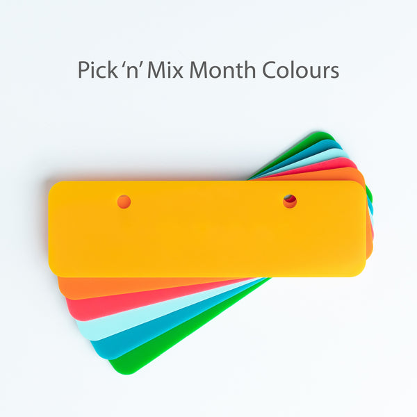 COLOURFUL FOREVER WALL CALENDAR
