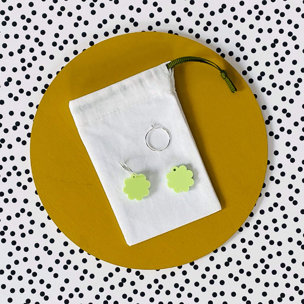 'SAMPLE' BLOOMIN' GORGEOUS DANGLE FLOWER EARRINGS