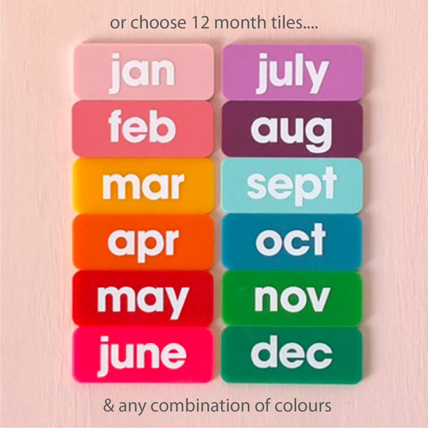 BESPOKE COLOUR FOREVER DESK CALENDAR