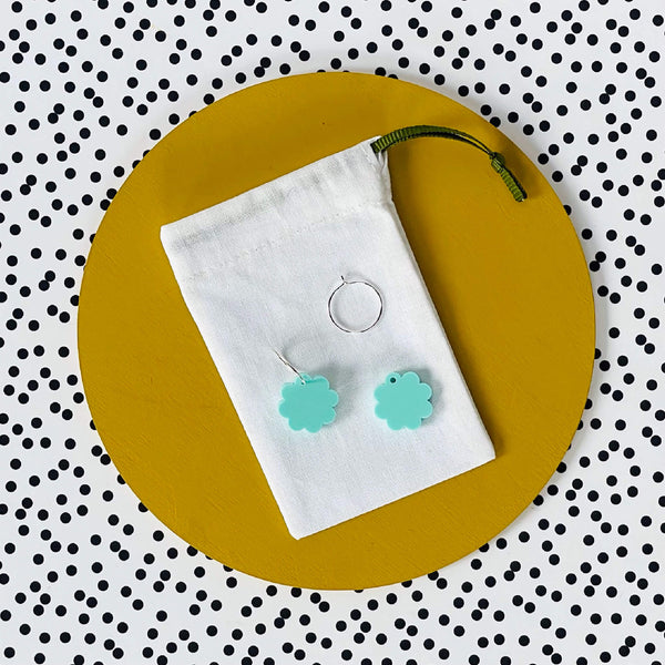 'SAMPLE' BLOOMIN' GORGEOUS DANGLE FLOWER EARRINGS