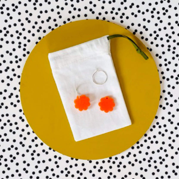 'SAMPLE' BLOOMIN' GORGEOUS DANGLE FLOWER EARRINGS