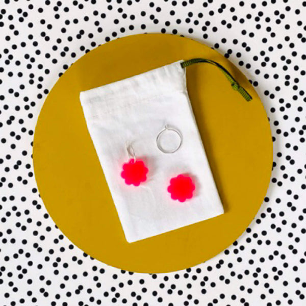 'SAMPLE' BLOOMIN' GORGEOUS DANGLE FLOWER EARRINGS