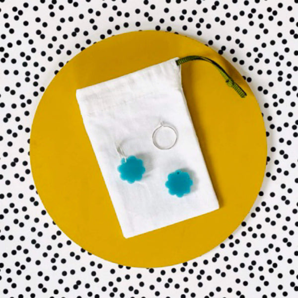 'SAMPLE' BLOOMIN' GORGEOUS DANGLE FLOWER EARRINGS