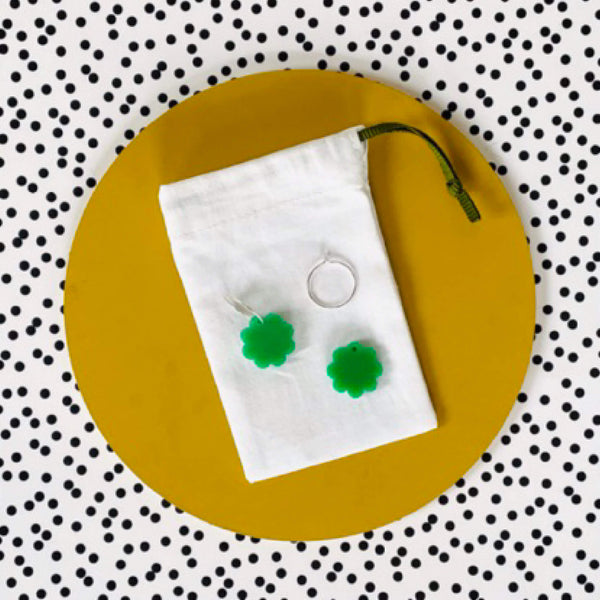 'SAMPLE' BLOOMIN' GORGEOUS DANGLE FLOWER EARRINGS
