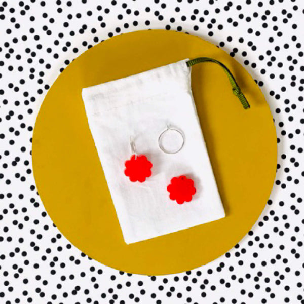 'SAMPLE' BLOOMIN' GORGEOUS DANGLE FLOWER EARRINGS