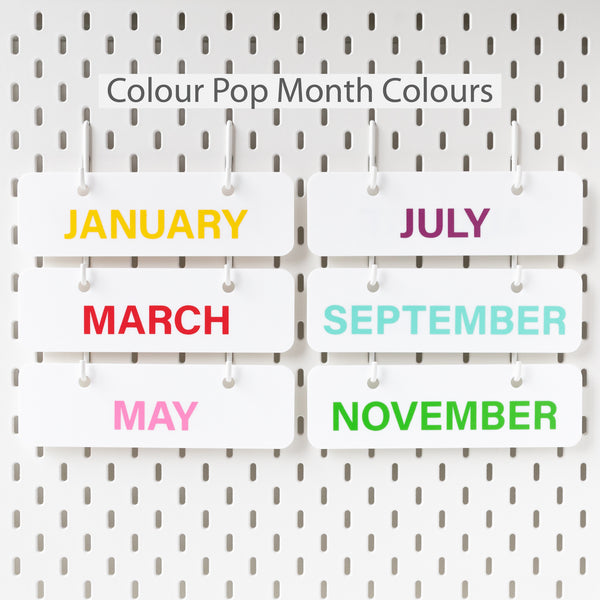 COLOURFUL FOREVER WALL CALENDAR