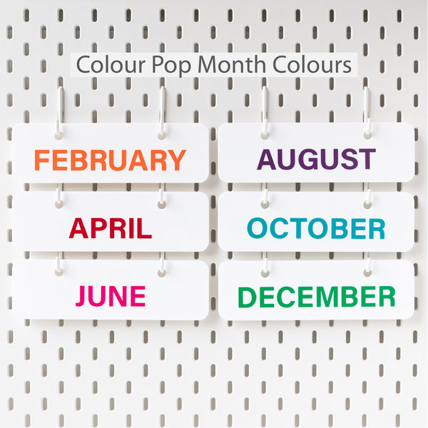 COLOURFUL FOREVER WALL CALENDAR