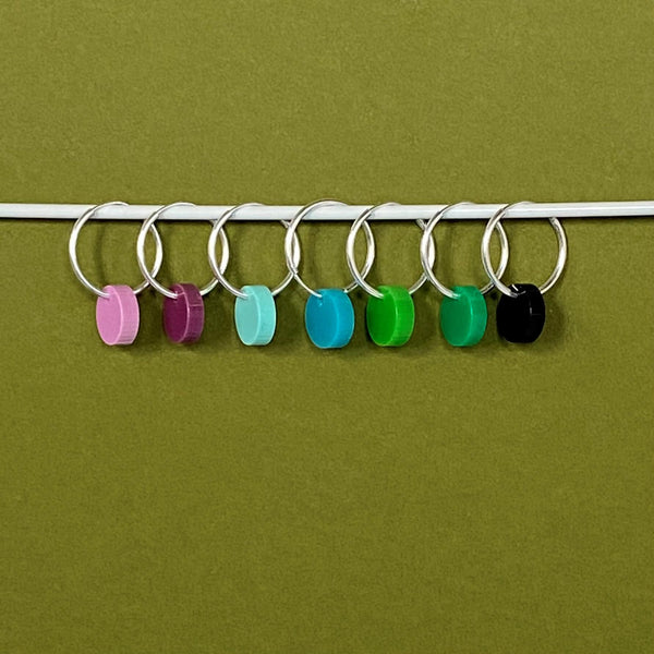 COLOURFUL MINI DANGLE 'DOT' EARRINGS