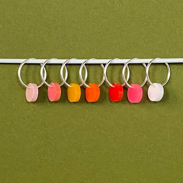 COLOURFUL MINI DANGLE 'DOT' EARRINGS