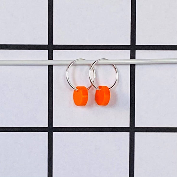 COLOURFUL MINI DANGLE 'DOT' EARRINGS