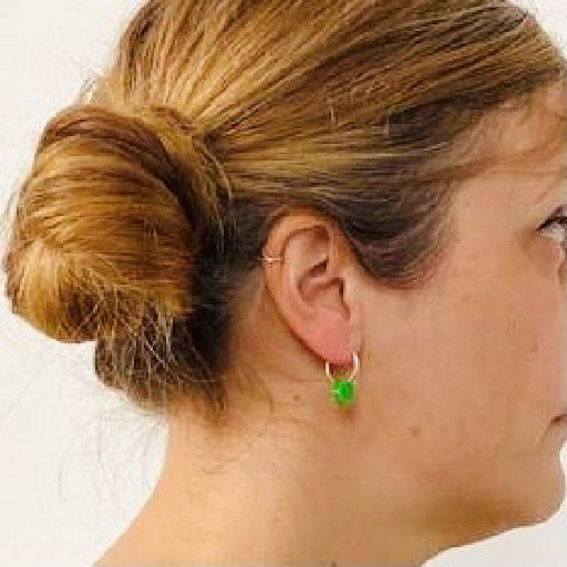 COLOURFUL MINI DANGLE 'DOT' EARRINGS