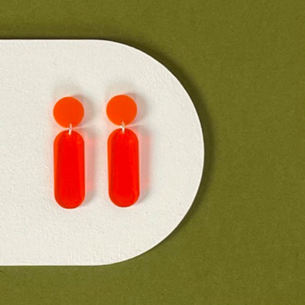 'SAMPLE' DINKY DANGLE EARRINGS