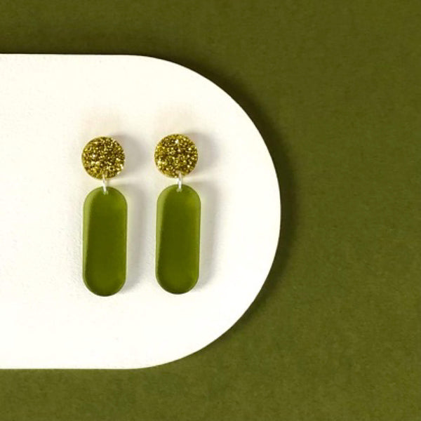 'SAMPLE' DINKY DANGLE EARRINGS