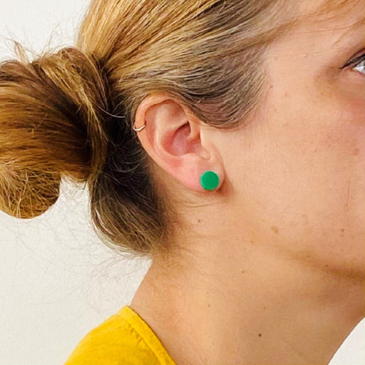 COLOURFUL MINI 'DOT' EARRINGS