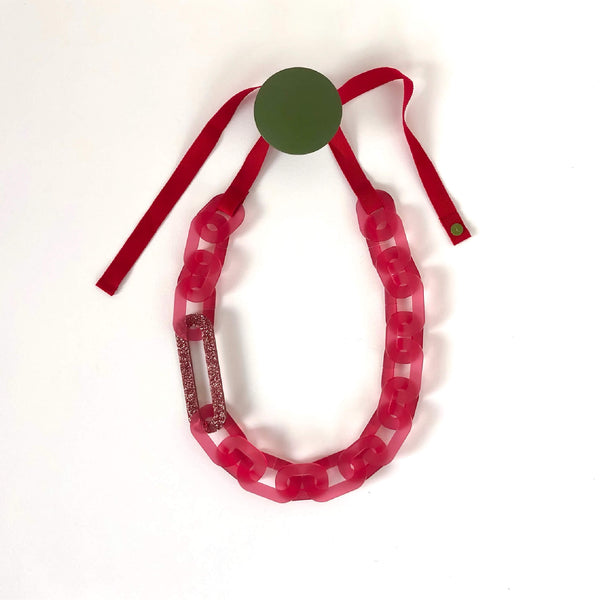 LONG LINK GLITTER NECKLACE