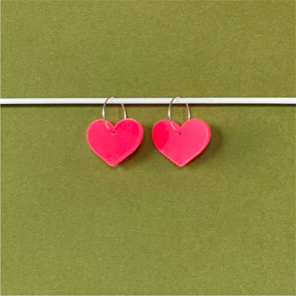 'SAMPLE' LOVE DANGLE EARRINGS