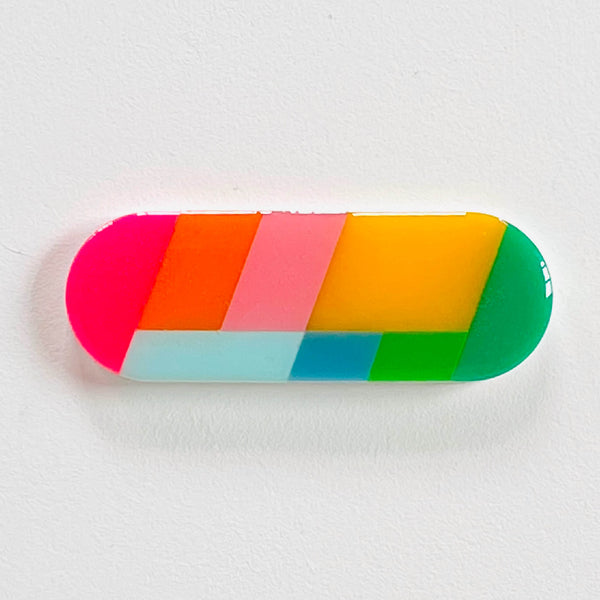 'SAMPLE' COLOUR POP HAIR CLIP or BROOCH