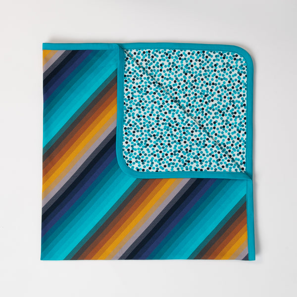 RONNIE & DAVE MAXI REVERSIBLE BLANKET/COVERLET