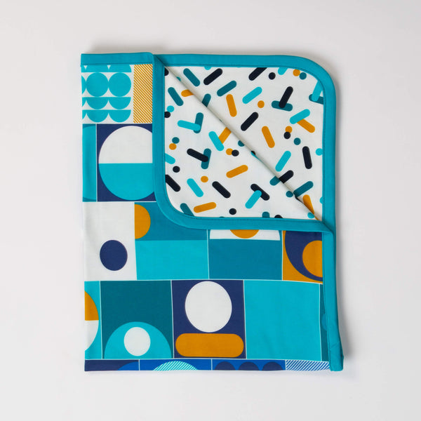 JERRY & ALBERT MIDI REVERSIBLE BLANKET/COVERLET