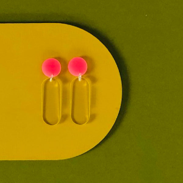 'SAMPLE' DINKY DANGLE EARRINGS