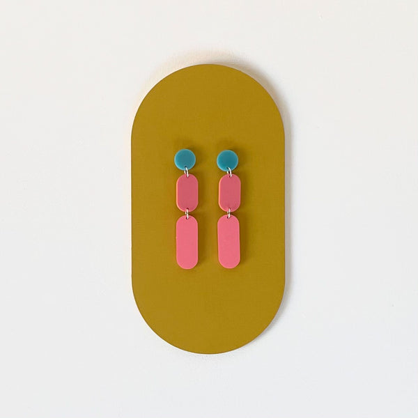 DOUBLE DANGLE EARRINGS