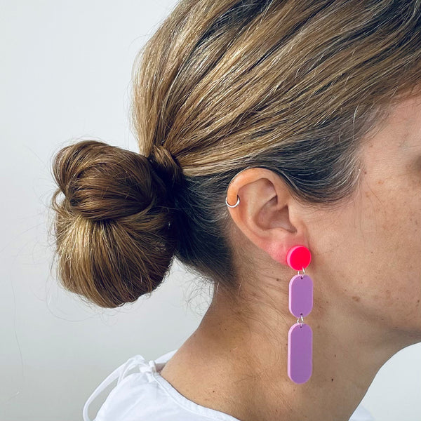 DOUBLE DANGLE EARRINGS