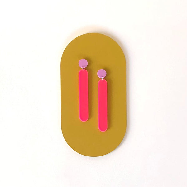 'SAMPLE' LONG DANGLE EARRINGS