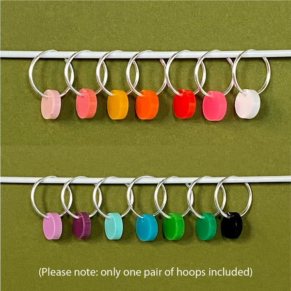 ULTIMATE RAINBOW MINI DANGLE 'DOT' EARRINGS