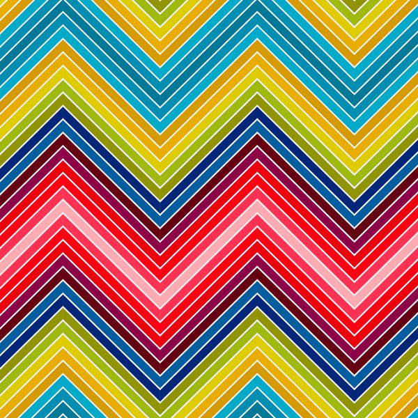 tullibee marni zig-zag print design in rainbow colours